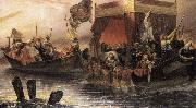 Paul Delaroche The State Barge of Cardinal Richelieu on the Rhone oil painting picture wholesale